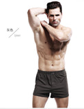 2pcs Mens Boxer Shorts Soft Stretch Knit Breathable Cotton Boys Men Underwear Boxers Long Panties Sleep Bottoms Plus Size