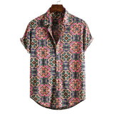 2021Camisas florales de manga larga de Otoño para hombres, camisas estampadas con flores de corte delgado para hombres, camisola