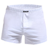 2pcs Mens Boxer Shorts Soft Stretch Knit Breathable Cotton Boys Men Underwear Boxers Long Panties Sleep Bottoms Plus Size
