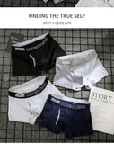 4pcs Male Panties Cotton Men's Underwear Boxers Breathable Man Boxer Solid Underpants Comfortable Brand Shorts men underwear 365