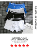 4pcs Male Panties Cotton Men's Underwear Boxers Breathable Man Boxer Solid Underpants Comfortable Brand Shorts men underwear 365