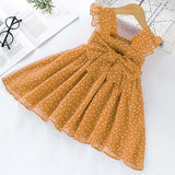 2020 New Summer Girls' Dress Korean Strap Plaid Casual Sleeveless