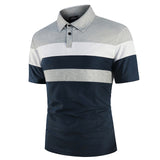 KB Men Polo Men Shirt Short Sleeve Polo Shirt Contrast Color Polo New Clothing Summer Streetwear Casual Fashion Men tops