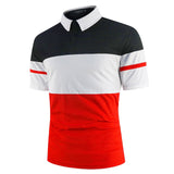 KB Men Polo Men Shirt Short Sleeve Polo Shirt Contrast Color Polo New Clothing Summer Streetwear Casual Fashion Men tops