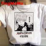 2021 New Japanese Anime Jujutsu Kaisen T Shirt Men Kawaii Summer Tops Yuji Itadori Graphic Tees Cool Cartoon Unisex T-shirt Male