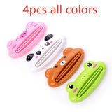 1pcs Kids Children Toothpaste Dispenser Tools Animal Tooth Paste Tube Squeezer Toothpaste Rolling Holder Home Bathroom Supplies