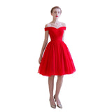 Cocktail Dresses 2021 Pleated Women Formal Prom Party Gown Short Cocktail Dress