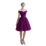 Cocktail Dresses 2021 Pleated Women Formal Prom Party Gown Short Cocktail Dress