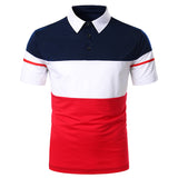 Men Polo Men Shirt Short Sleeve Polo Shirt Contrast Color Polo New Clothing Summer Streetwear Casual Fashion Men tops