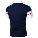 Men Polo Men Shirt Short Sleeve Polo Shirt Contrast Color Polo New Clothing Summer Streetwear Casual Fashion Men tops