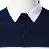 Men Polo Men Shirt Short Sleeve Polo Shirt Contrast Color Polo New Clothing Summer Streetwear Casual Fashion Men tops