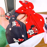 Disney Women Headband Baby Minnie Mouse Hair Accessories For Girls Children Kids Fashion Diadema Elastic Hair Bands Bows Gift