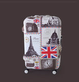 TRIPNUO Thicker Blue City Luggage Cover Suitcase Protective Cover for Trunk Case Apply to 19''-32'' Suitcase Travel Accessories