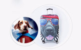 TRIPNUO Thicker Blue City Luggage Cover Suitcase Protective Cover for Trunk Case Apply to 19''-32'' Suitcase Travel Accessories