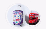 TRIPNUO Thicker Blue City Luggage Cover Suitcase Protective Cover for Trunk Case Apply to 19''-32'' Suitcase Travel Accessories