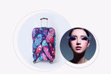 TRIPNUO Thicker Blue City Luggage Cover Suitcase Protective Cover for Trunk Case Apply to 19''-32'' Suitcase Travel Accessories