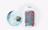 TRIPNUO Thicker Blue City Luggage Cover Suitcase Protective Cover for Trunk Case Apply to 19''-32'' Suitcase Travel Accessories