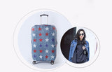 TRIPNUO Thicker Blue City Luggage Cover Suitcase Protective Cover for Trunk Case Apply to 19''-32'' Suitcase Travel Accessories