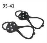 1Pair 10 Studs Anti-Skid Ice Snow Shoe Spiked Climbing Grips Cleat Crampons Climbing Camping Anti Slip Shoes Cover S-XL