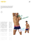 BS Cotton Boxershorts Men Comforable Panties Set трусы мужские боксеры  Gay Sexy Underwear Man Boxer 5Color Free Shiping