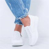 2020 New Women Crystal Sneakers Spring Autumn Casual Zipper Flat Shoes women Non-slip Breathable Outdoor Vulcanized Shoes woman