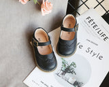 ULKNN New Grils Leather Shoes Casual Girls Autumn Winter Kids Pu Show White Shoes Children's  Black Pink size 21-30 Flats