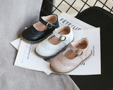 ULKNN New Grils Leather Shoes Casual Girls Autumn Winter Kids Pu Show White Shoes Children's  Black Pink size 21-30 Flats