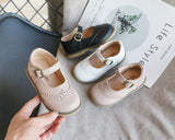 ULKNN New Grils Leather Shoes Casual Girls Autumn Winter Kids Pu Show White Shoes Children's  Black Pink size 21-30 Flats