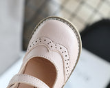 ULKNN New Grils Leather Shoes Casual Girls Autumn Winter Kids Pu Show White Shoes Children's  Black Pink size 21-30 Flats