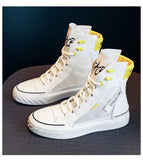 ZANPACE 2021 Platform Women's Sneakers Spring Canvas Lace-Up Vulcanized Shoes Summer Breathable White Casual Women's Sport Shoes