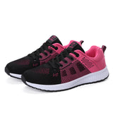 2020 New Women Shoes Flats Fashion Casual Ladies Shoes Woman Lace-Up Mesh Breathable Female Sneakers Zapatillas Mujer