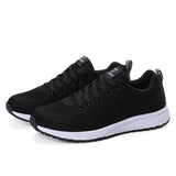 2020 New Women Shoes Flats Fashion Casual Ladies Shoes Woman Lace-Up Mesh Breathable Female Sneakers Zapatillas Mujer