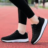 2020 New Women Shoes Flats Fashion Casual Ladies Shoes Woman Lace-Up Mesh Breathable Female Sneakers Zapatillas Mujer