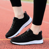 2020 New Women Shoes Flats Fashion Casual Ladies Shoes Woman Lace-Up Mesh Breathable Female Sneakers Zapatillas Mujer