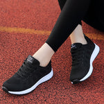 2020 New Women Shoes Flats Fashion Casual Ladies Shoes Woman Lace-Up Mesh Breathable Female Sneakers Zapatillas Mujer