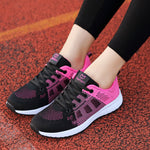 2020 New Women Shoes Flats Fashion Casual Ladies Shoes Woman Lace-Up Mesh Breathable Female Sneakers Zapatillas Mujer