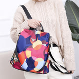 Fashion Backpack Women Oxford Cloth Shoulder Bag School Bags for Teenage Girls Light Ladies Travel Backpack mochila feminina