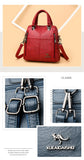2020 New High Quality Leather Backpack Women Shoulder Bags Multifunction Travel Backpack School Bags for Girls Bagpack mochila