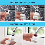 High Pressure Kitchen Faucet Extender Rotatable Faucet Aerator Water Saving Tap Nozzle Adapter Bathroom Sink Accessories