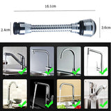 High Pressure Kitchen Faucet Extender Rotatable Faucet Aerator Water Saving Tap Nozzle Adapter Bathroom Sink Accessories