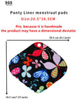 [simfamily]  6+1 sets  Reusable Bamboo Charcoal Sanitary Pads Regular Flow pads Health higiene feminina Menstrual Cloth Pads