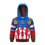 Baby Boys Cool Superheroes Hoodie Cartoon Sweatshirt Kids Cars Clothes