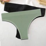 Seamless Women Pantys Girls Thongs High Waisted Soft Woman Briefs Fashion 6 Solid Colors S-XL Sexy Underpants For Women New
