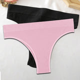 Seamless Women Pantys Girls Thongs High Waisted Soft Woman Briefs Fashion 6 Solid Colors S-XL Sexy Underpants For Women New