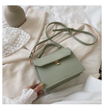SWDF Stone Patent White Crossbody Bags For Women 2021 Small Handbag Small Bag PU Leather Hand Bag Ladies Designer Evening Bags