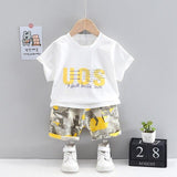 Summer Children Girls Fashion Clothes Baby Boys Cotton T Shirt Shorts