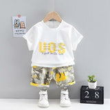Summer Children Girls Fashion Clothes Baby Boys Cotton T Shirt Shorts