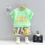 Summer Children Girls Fashion Clothes Baby Boys Cotton T Shirt Shorts
