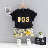 Summer Children Girls Fashion Clothes Baby Boys Cotton T Shirt Shorts