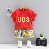Summer Children Girls Fashion Clothes Baby Boys Cotton T Shirt Shorts